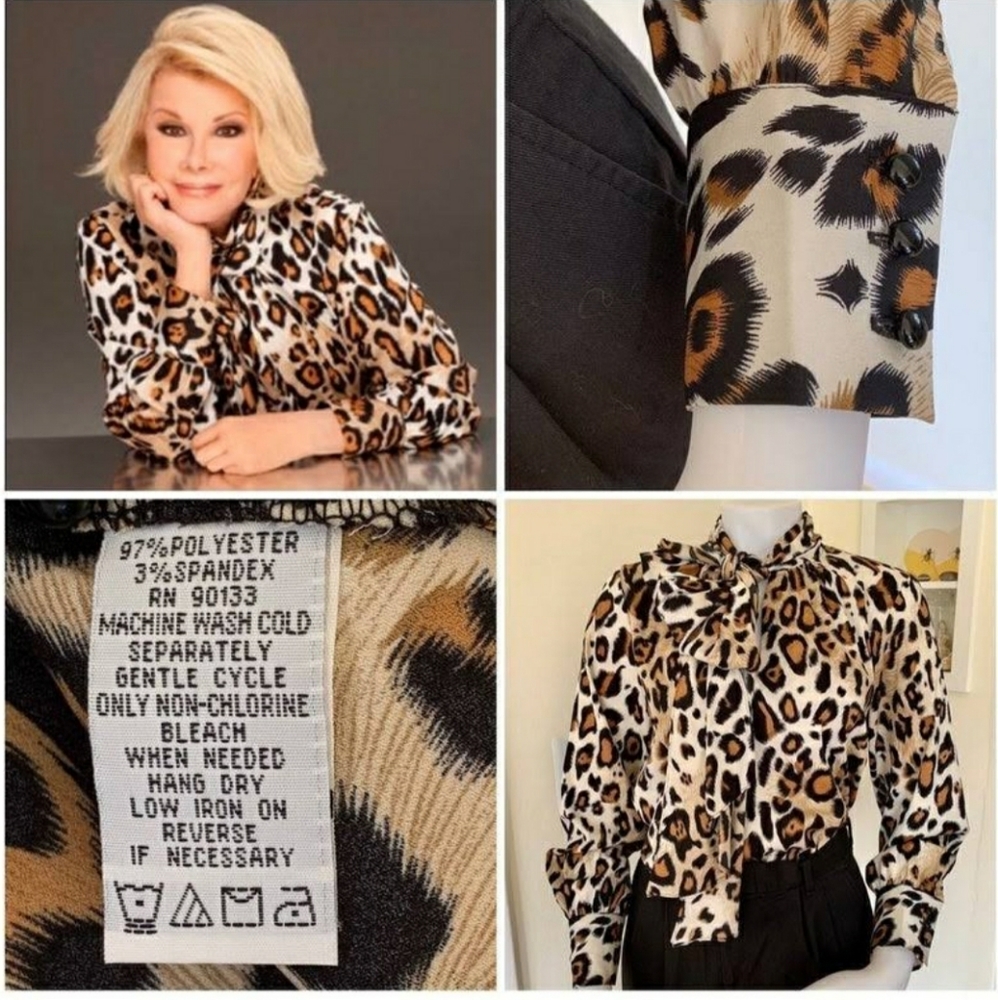 Joan Rivers long sleeve blouse